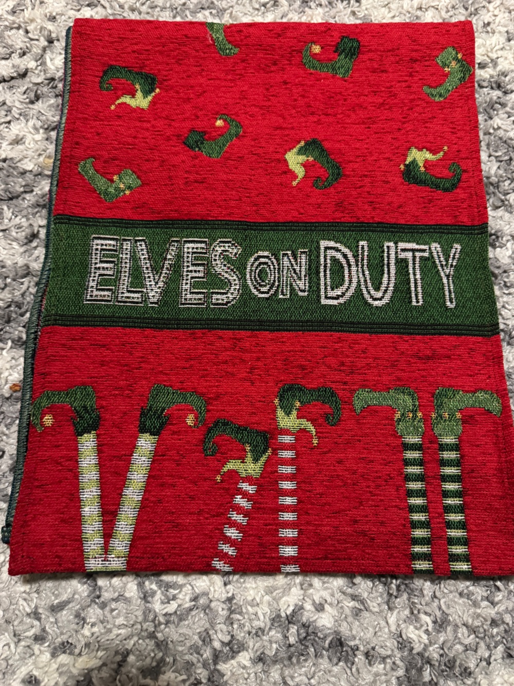 Christmas Table Runner 70” Holiday Tapestry